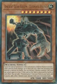 Ancient Gear Golem - Ultimate Pound - Duel Power - YuGiOh card