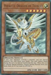 Hieratic Dragon of Tefnuit - Duel Power - YuGiOh card