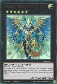 Hieratic Dragon King of Atum - Duel Power - YuGiOh card