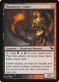 Manaforge Cinder - Shadowmoor - Magic: The Gathering card