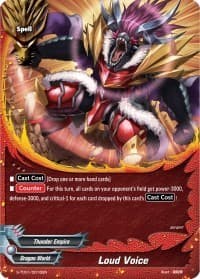 Loud Voice - S-TD01: Draknight - Future Card BuddyFight card