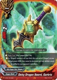 Deity Dragon Sword, Garkris - S-TD01: Draknight - Future Card BuddyFight card