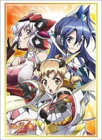 Bushiroad Sleeve Collection HG Vol.1893: Senki Zessho Symphogear AXZ - Hibiki, Tsubasa, & Chris (60-Pack) - Bushiroad Card Sleeves - Card Sleeves card