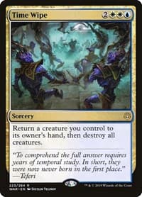 Time Wipe - War of the Spark - Magic: The Gathering card
