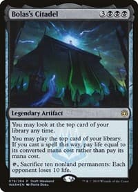 Bolas's Citadel (Draft Weekend) - Launch Party & Release Event Promos - Magic: The Gathering card