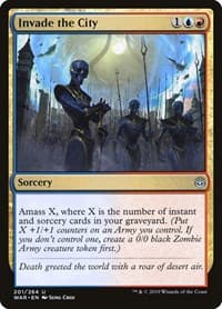 Invade the City - War of the Spark - Magic: The Gathering card