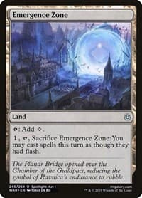Emergence Zone - War of the Spark - Magic: The Gathering card
