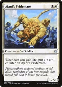 Ajani's Pridemate - War of the Spark - Magic: The Gathering card