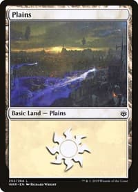 Plains (252) - War of the Spark - Magic: The Gathering card