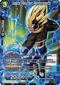 Vegeta, Reluctant Reinforcements (Power Booster) - Promotion Cards - Dragon Ball Super: Masters card
