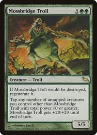 Mossbridge Troll - Shadowmoor - Magic: The Gathering card