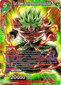 Full Power Broly, Resonant Evolution - Expansion Deck Box Set 04: Unity of Saiyans - Dragon Ball Super: Masters card