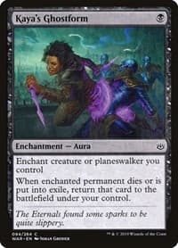Kaya's Ghostform - War of the Spark - Magic: The Gathering card
