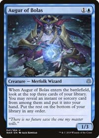 Augur of Bolas - War of the Spark - Magic: The Gathering card
