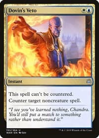 Dovin's Veto - War of the Spark - Magic: The Gathering card