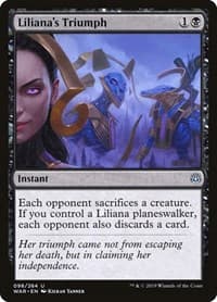 Liliana's Triumph - War of the Spark - Magic: The Gathering card