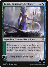 Kiora, Behemoth Beckoner - War of the Spark - Magic: The Gathering card