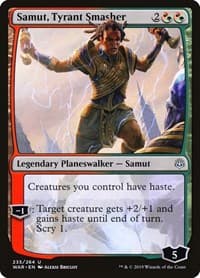 Samut, Tyrant Smasher - War of the Spark - Magic: The Gathering card