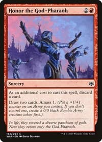 Honor the God-Pharaoh - War of the Spark - Magic: The Gathering card