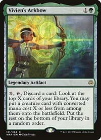 Vivien's Arkbow - War of the Spark - Magic: The Gathering card