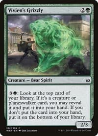 Vivien's Grizzly - War of the Spark - Magic: The Gathering card