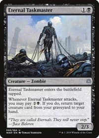 Eternal Taskmaster - War of the Spark - Magic: The Gathering card