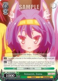 Innocent, Izuna - No Game No Life - Weiss Schwarz card