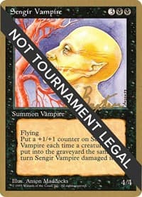 Sengir Vampire - 1996 George Baxter (4ED) - World Championship Decks - Magic: The Gathering card