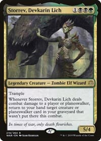 Storrev, Devkarin Lich - War of the Spark - Magic: The Gathering card