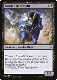 Lazotep Behemoth - War of the Spark - Magic: The Gathering card