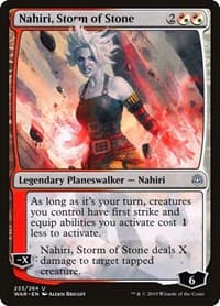 Nahiri, Storm of Stone - War of the Spark - Magic: The Gathering card