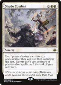 Single Combat - War of the Spark - Magic: The Gathering card