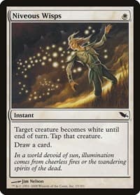 Niveous Wisps - Shadowmoor - Magic: The Gathering card