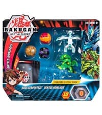 Bakugan Battle Pack 5-Pack - Haos Serpenteze and Ventus Howlkor - Battle Brawlers - Bakugan TCG card