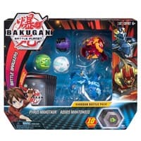 Bakugan Battle Pack 5-Pack - Pyrus Maxotaur and Aquos Mantonoid - Battle Brawlers - Bakugan TCG card