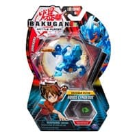 Bakugan Ultra 3-inch Tall Collectible Transforming Creature - Aquos Cyndeous - Battle Brawlers - Bakugan TCG card