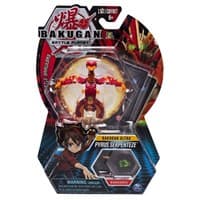 Bakugan Ultra 3-inch Tall Collectible Transforming Creature - Pyrus Serpenteze - Battle Brawlers - Bakugan TCG card