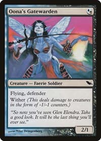 Oona's Gatewarden - Shadowmoor - Magic: The Gathering card