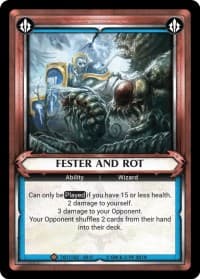 Fester and Rot (Unclaimed) - Wave 3 - Savagery - Warhammer Age of Sigmar Champions TCG card