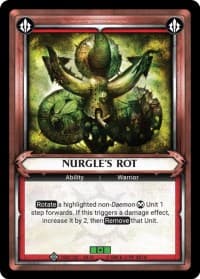Nurgle's Rot (Unclaimed) - Wave 3 - Savagery - Warhammer Age of Sigmar Champions TCG card