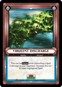 Virulent Discharge (Unclaimed) - Wave 3 - Savagery - Warhammer Age of Sigmar Champions TCG card