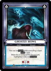 Ghostly Howl (Unclaimed) - Wave 3 - Savagery - Warhammer Age of Sigmar Champions TCG card