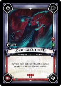 Lord Executioner (Unclaimed) - Wave 3 - Savagery - Warhammer Age of Sigmar Champions TCG card
