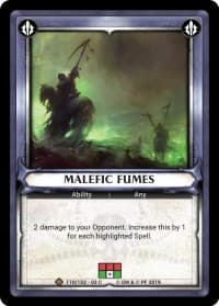 Malefic Fumes (Claimed) - Wave 3 - Savagery - Warhammer Age of Sigmar Champions TCG card