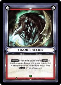 Vigour Necris (Claimed) - Wave 3 - Savagery - Warhammer Age of Sigmar Champions TCG card