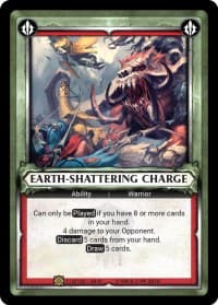 Earth-Shattering Charge (Claimed) - Wave 3 - Savagery - Warhammer Age of Sigmar Champions TCG card