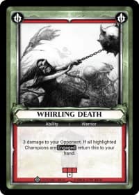 Whirling Death (Unclaimed) - Wave 3 - Savagery - Warhammer Age of Sigmar Champions TCG card