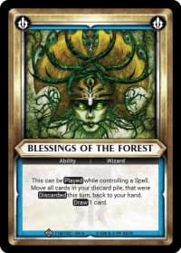 Blessings of the Forest (Claimed) - Wave 3 - Savagery - Warhammer Age of Sigmar Champions TCG card