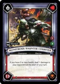 Monstrous Haunter Courtier (Unclaimed) - Wave 3 - Savagery - Warhammer Age of Sigmar Champions TCG card