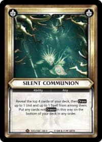 Silent Communion (Claimed) - Wave 3 - Savagery - Warhammer Age of Sigmar Champions TCG card